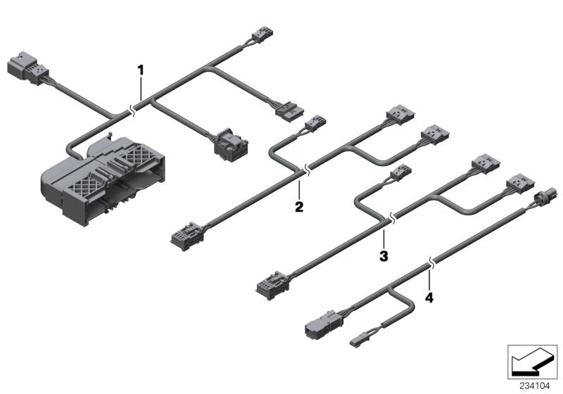 Genuine BMW 61129336934 F25 F26 Wiring Set Seat, Passenger's Side (Inc. X4) | Duco Car Parts UK UK Car Parts