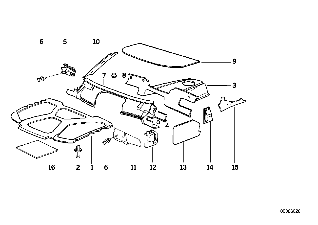 Genuine BMW 51488161501 Sound Insulation Front Door | Duco Car Parts UK Car Parts