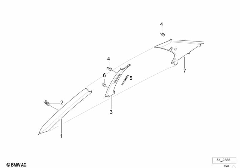 Genuine BMW 51438189311 Clip | Duco Car Parts UK Car Parts