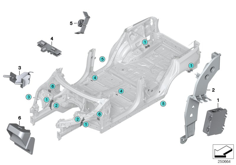 Genuine BMW 61139118084 E71 E70 Holder (Inc. X5) | Duco Car Parts UK UK Car Parts