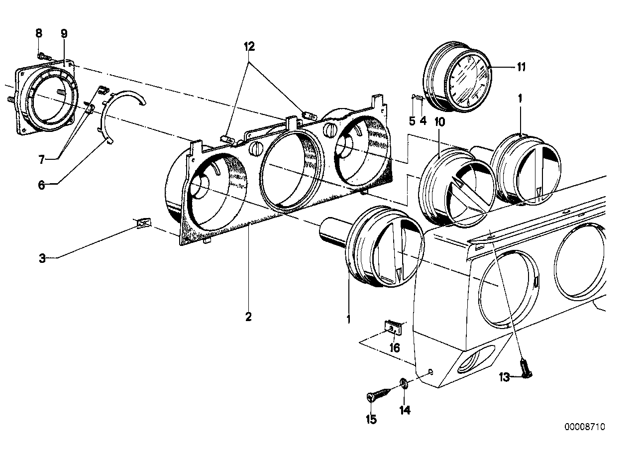 Genuine BMW 64111355527 E12 E24 Spring (Inc. 633CSi, 630CSi & 535i) | Duco Car Parts UK Car Parts