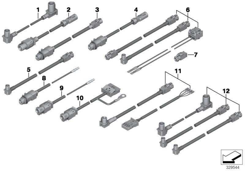 Genuine BMW 61119326490 Hsd Wire (Inc. 650i, 650iX 4.0 & M6) | Duco Car Parts UK UK Car Parts