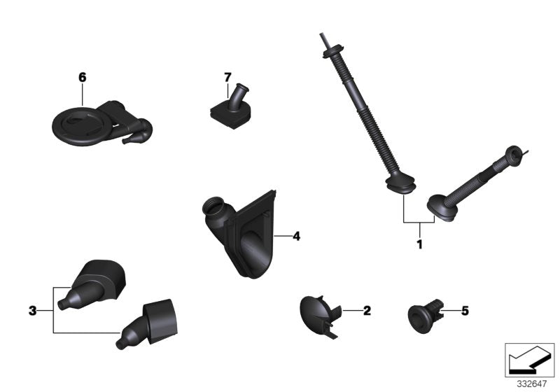Genuine BMW 61136919402 Grommet For Submersed Tube Sensor (Inc. 650i, 640iX & 640dX) | Duco Car Parts UK UK Car Parts