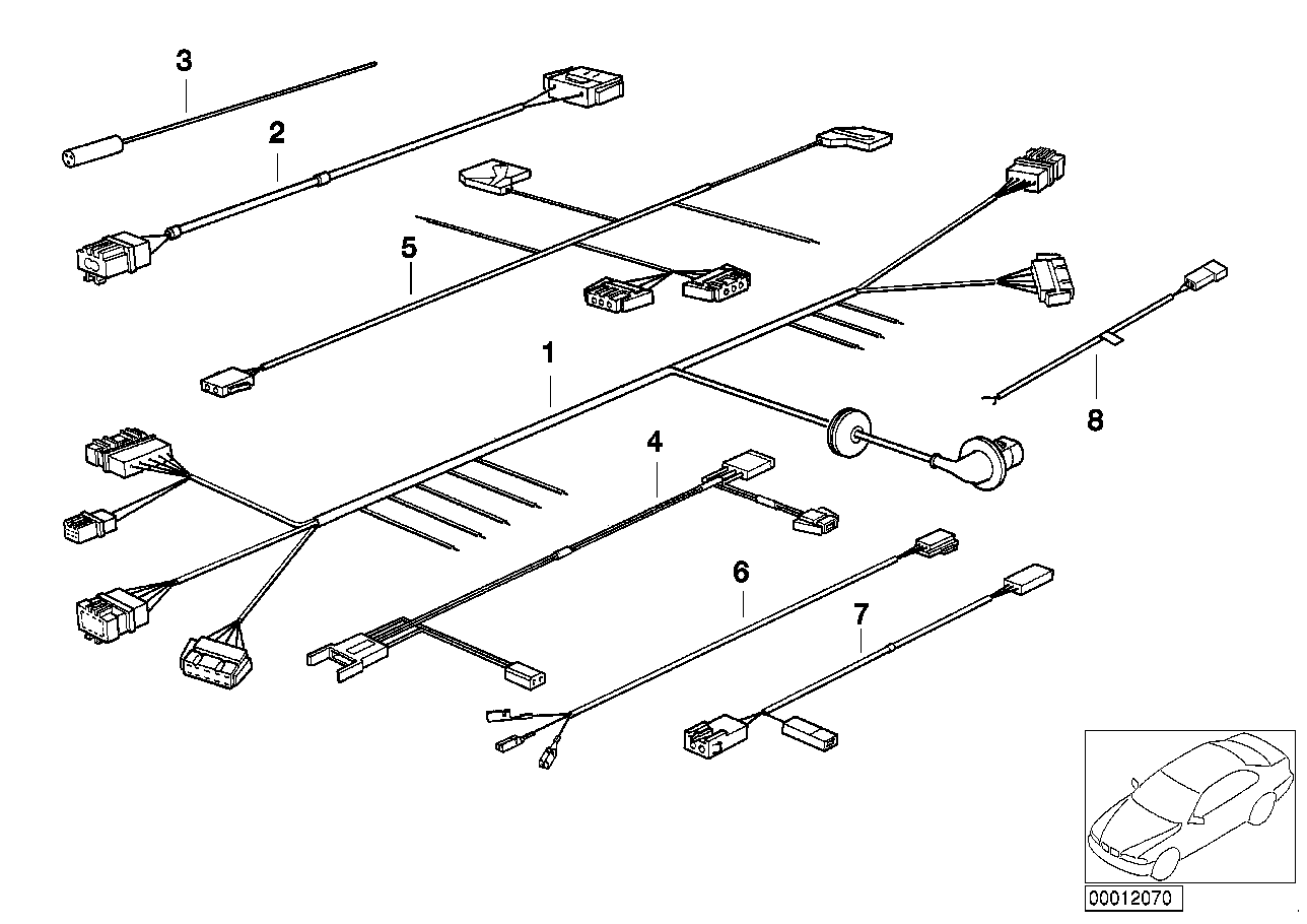 Genuine BMW 61128357033 E36 Wiring S.R.S.Gas Cartridge (Inc. 325td, 318tds & 323i) | Duco Car Parts UK UK Car Parts