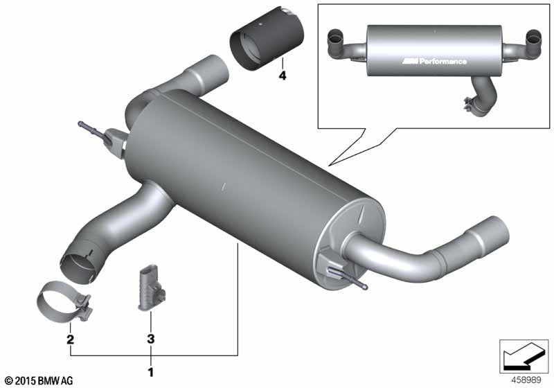 Genuine BMW 18307614699 Muffler Clamp D=80,0 X 31,8MM | Duco Car Parts UK Car Parts