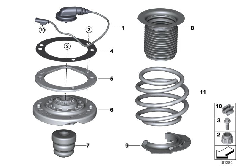 Genuine BMW 31302285701 Reinforcem. For Support Bearing, Right | Duco Car Parts UK Car Parts