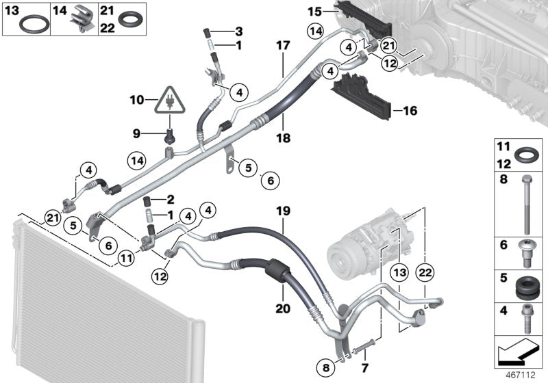 Genuine BMW 64539231049 Suction Pipe (Inc. 740LiX, 640iX & 740i) | Duco Car Parts UK UK Car Parts