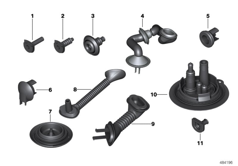 Genuine BMW 61131714077 E46 Grommet (Inc. 328Ci, 325xi & 325i) | Duco Car Parts UK UK Car Parts