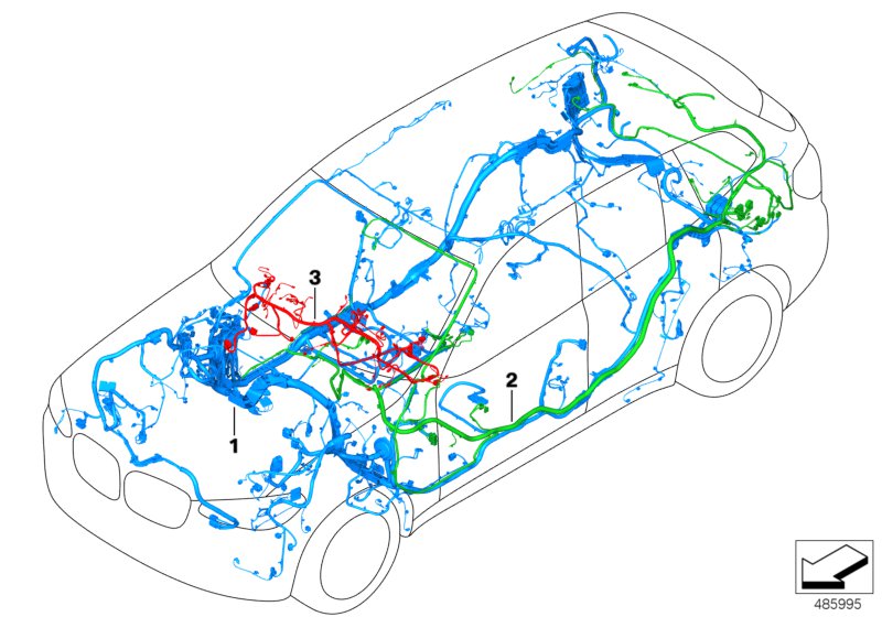 Genuine BMW 61112465566 G05 Audio Wiring Harness, Duplicate (Inc. X5) | Duco Car Parts UK UK Car Parts