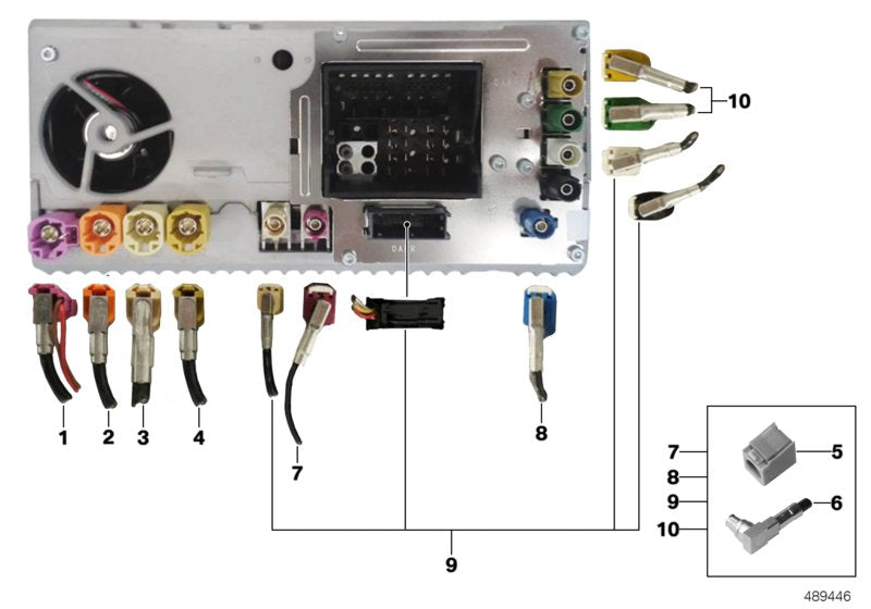 Genuine BMW 61116805943 Hsd Line Hu - Usb/Aux (Inc. X5) | Duco Car Parts UK UK Car Parts