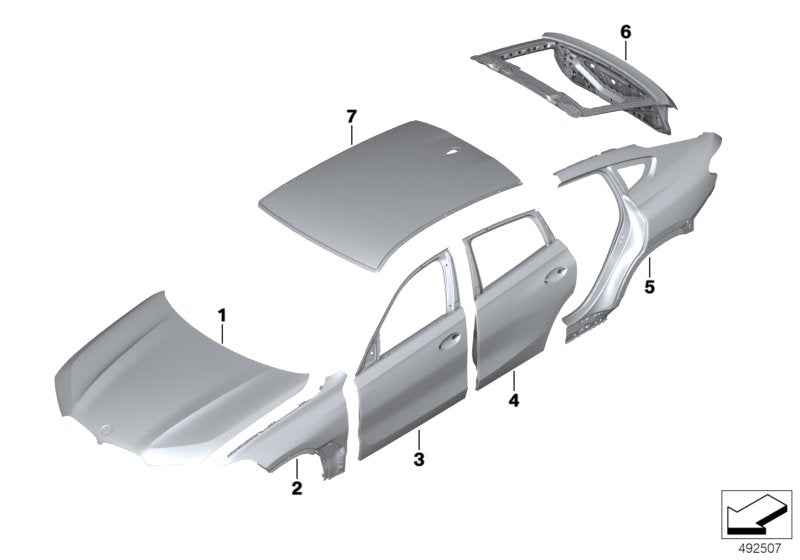 Genuine BMW 41009491559 Trunk Lid | Duco Car Parts UK Car Parts