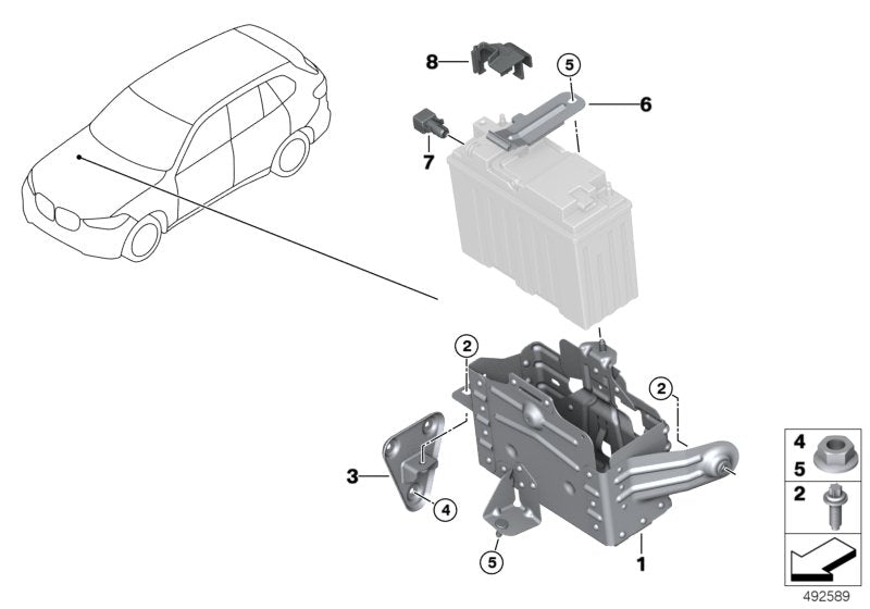 Genuine BMW 61219395486 G07 G05 G06 Battery Tray Plus Dual Storage System (Inc. X5 & X6 30iX) | Duco Car Parts UK UK Car Parts