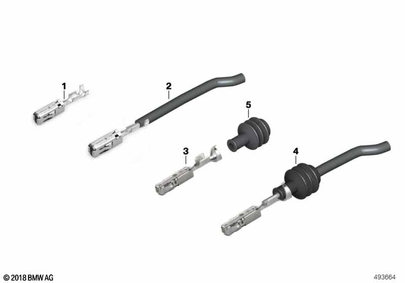 Genuine BMW 61135A7D687 Contact Bushing Mcp 2.8 0,2-0,35MM² AG | Duco Car Parts UK Car Parts