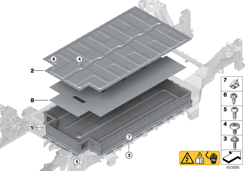 Genuine BMW 61278647909 Housing For High-Voltage Battery (Inc. i3 94Ah Rex, i3 94Ah & i3s 94Ah) | Duco Car Parts UK UK Car Parts