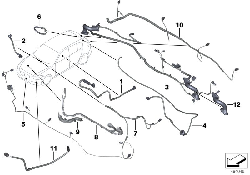 Genuine BMW 61119251702 F83 Connecting Wire Champ/Mask-Cid (Inc. M4 GTS, 320dX & 330e) | Duco Car Parts UK UK Car Parts