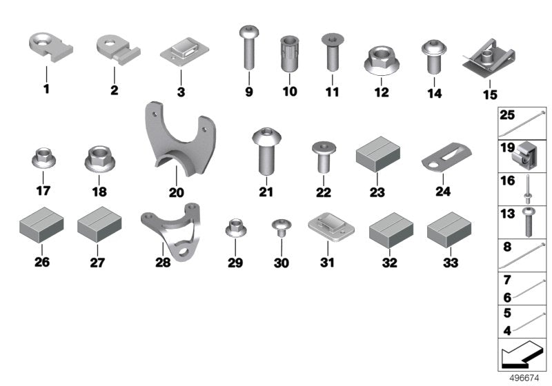 Genuine BMW 17117750573 Fillister Head Screw M5X25 10.9 (Inc. M6 GT3) | Duco Car Parts UK UK Car Parts