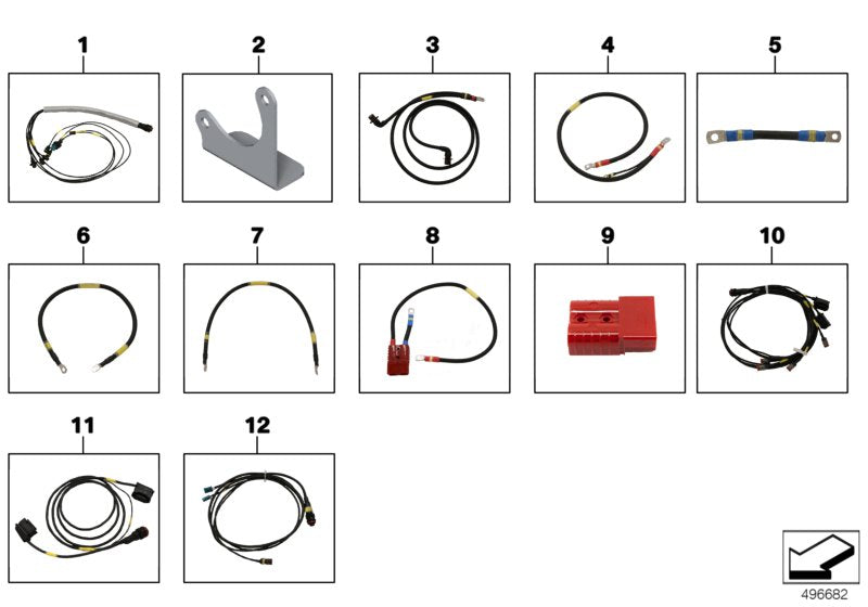 Genuine BMW 61128417589 Wiring Harness For Decklid (Inc. M6 GT3) | Duco Car Parts UK UK Car Parts