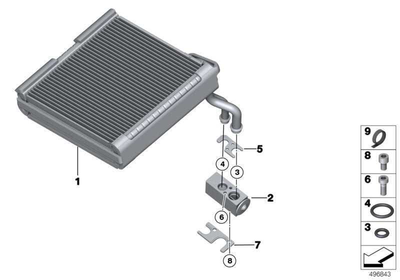 Genuine BMW 64008424555 Clamping EXPANSION VALVE (Inc. M6 GT3) | Duco Car Parts UK UK Car Parts