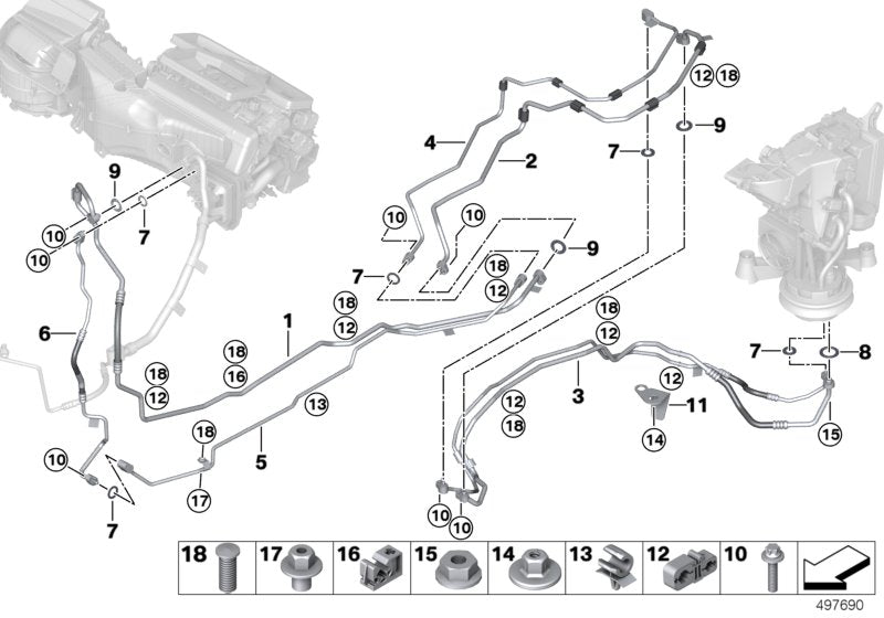 Genuine BMW 64536836524 G07 Suction Pipe (Inc. X7) | Duco Car Parts UK UK Car Parts