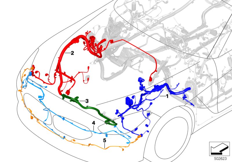 Genuine BMW 61129436000 G29 Wiring Harness, Front End (Inc. Z4 M40i, Z4 30i & Z4 20i) | Duco Car Parts UK UK Car Parts