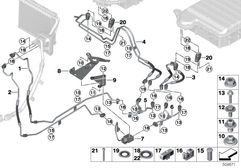 Genuine BMW 64539354579 G05 Suction Line, Underfloor (Inc. X5 45eX) | Duco Car Parts UK UK Car Parts