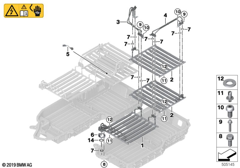 Genuine BMW 61278483890 G05 Radiator, High-Volt.Battery, Rear Lt (Inc. X5 45eX) | Duco Car Parts UK UK Car Parts