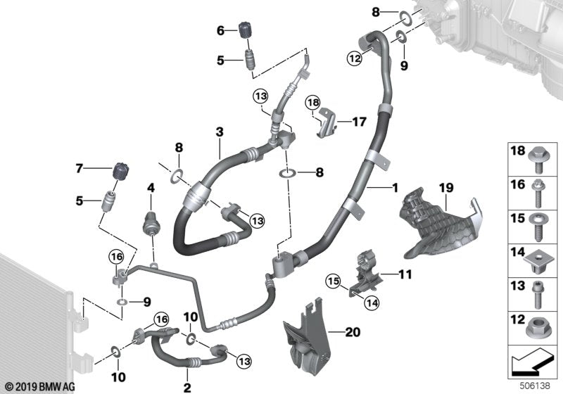 Genuine BMW 64539462715 G07 Kältemittelschott (Inc. X7 M50iX) | Duco Car Parts UK UK Car Parts