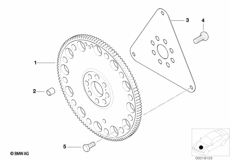 Genuine BMW 11227785674 Flywheel Automatic | Duco Car Parts UK Car Parts