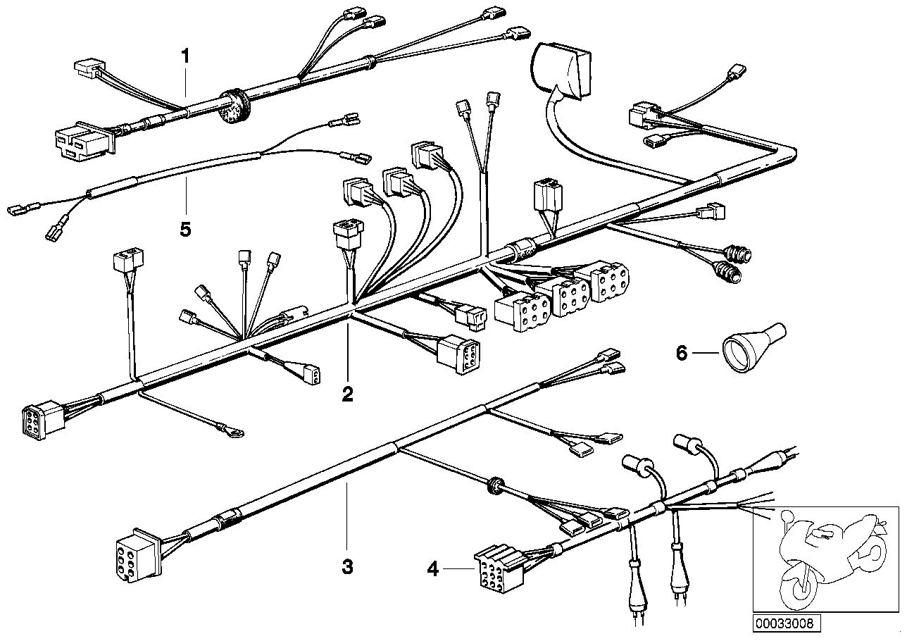 Genuine BMW 61121244414 Wiring Harness Trim (Inc. R 65 RT) | Duco Car Parts UK UK Car Parts