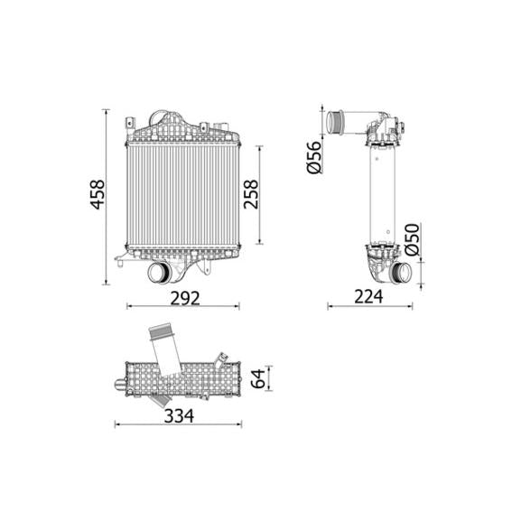 MAHLE CI672000P Charge Air Cooler