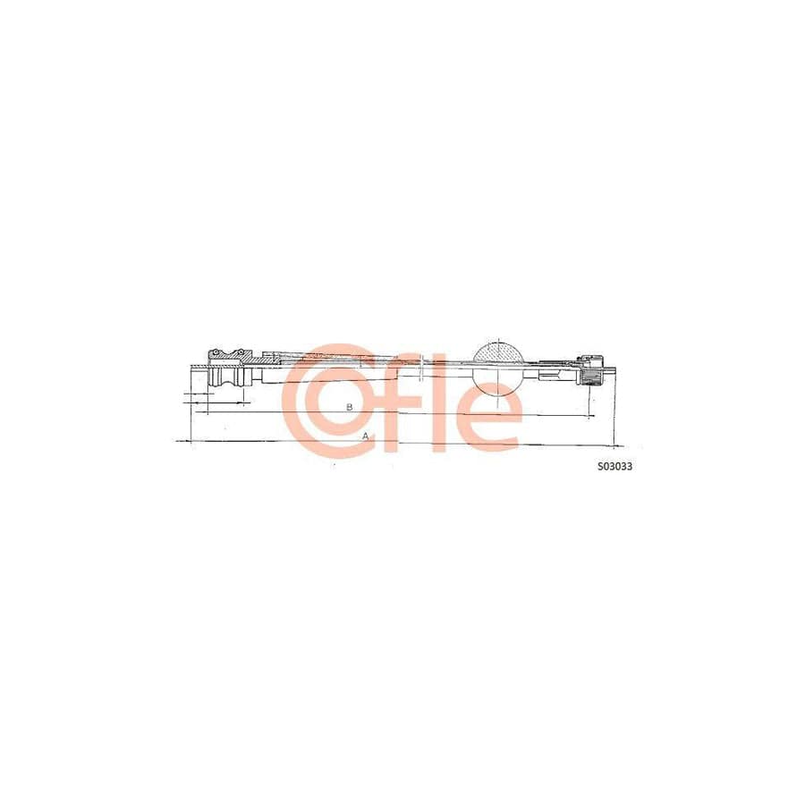 Cofle 92.S03033 Speedometer Cable For Citroën Ax