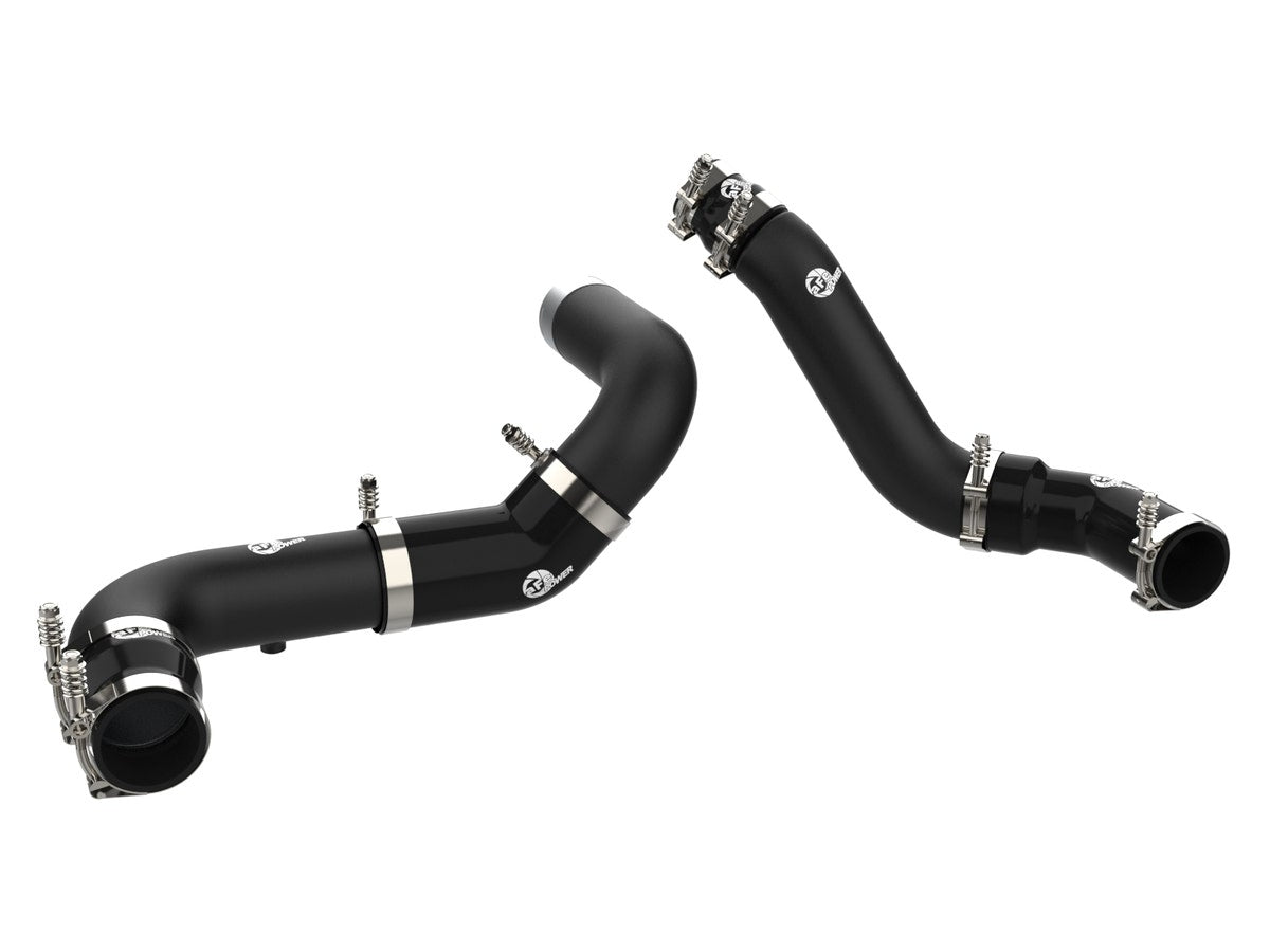 BladeRunner 3 IN Aluminum Hot and Cold Charge Pipe Kit Black | ML Performance Car Parts