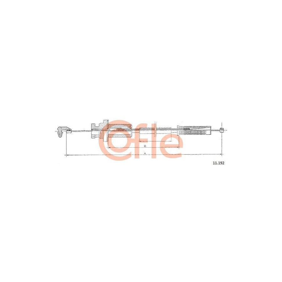 Cofle 92.11.192 Throttle Cable