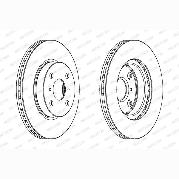 FERODO DDF1710C Brake Disc .