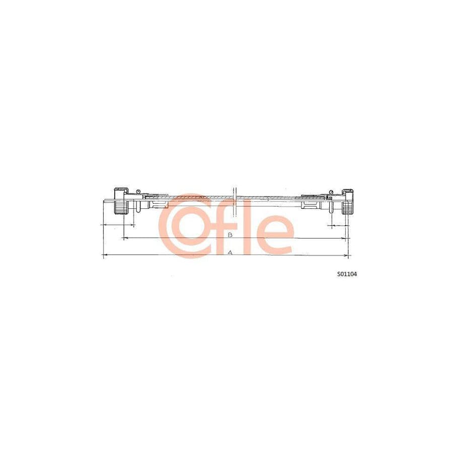 Cofle S01104 Speedometer Cable