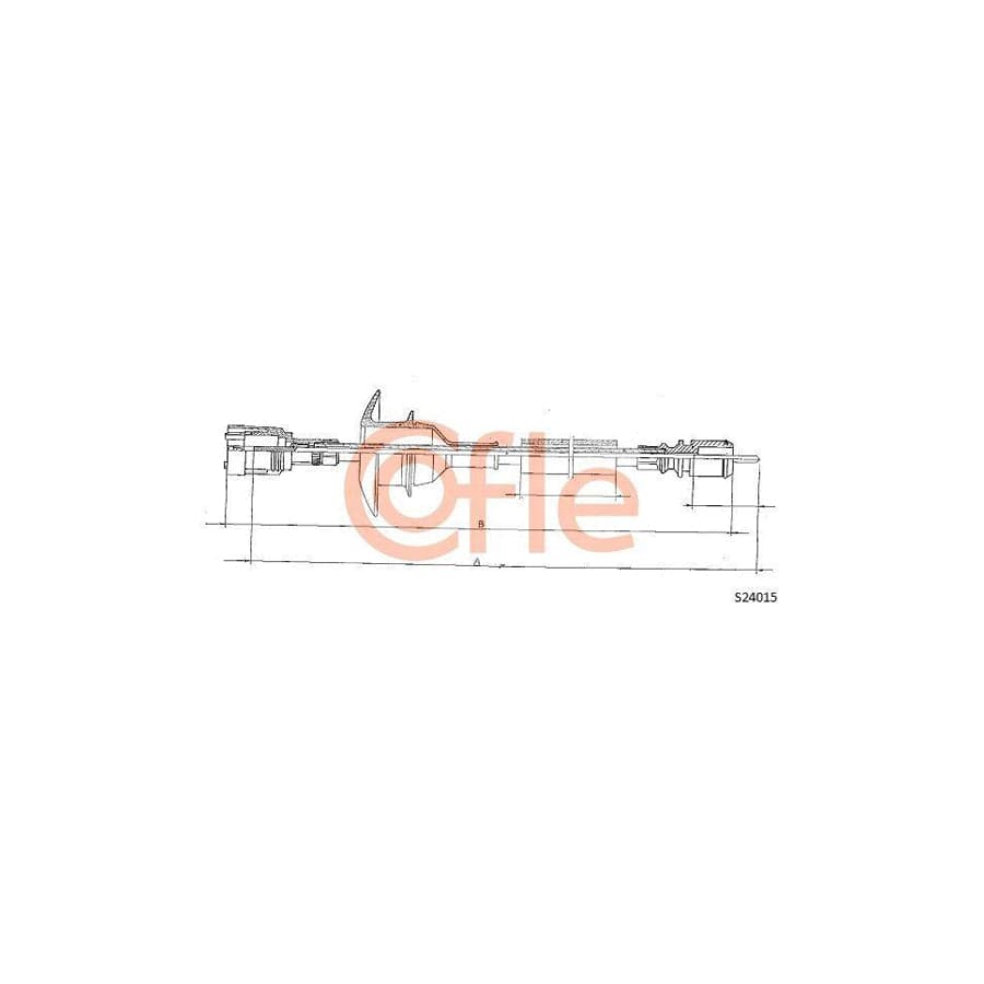 Cofle 92.S24015 Speedometer Cable