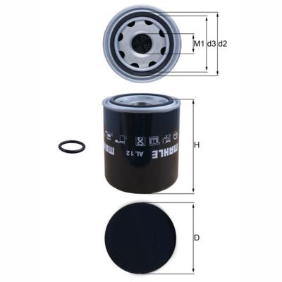 MAHLE AL12 Compressed-Air System Air Dryer Cartridge