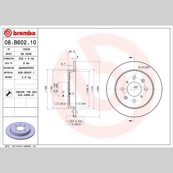 FEBI BILSTEIN FE107230 Disc Brake Caliper Repair Kit