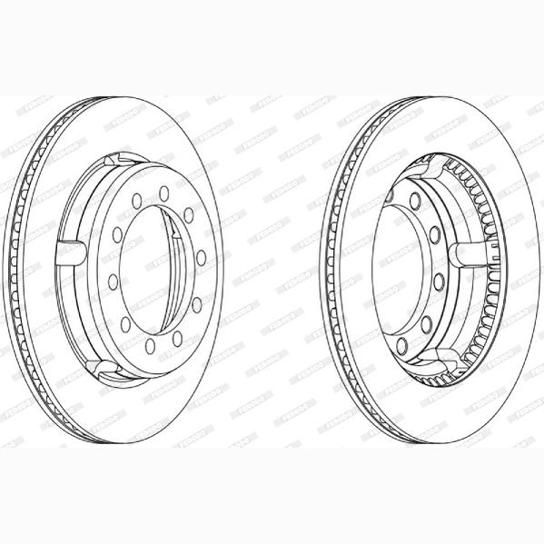 FERODO FCR179A Brake Disc