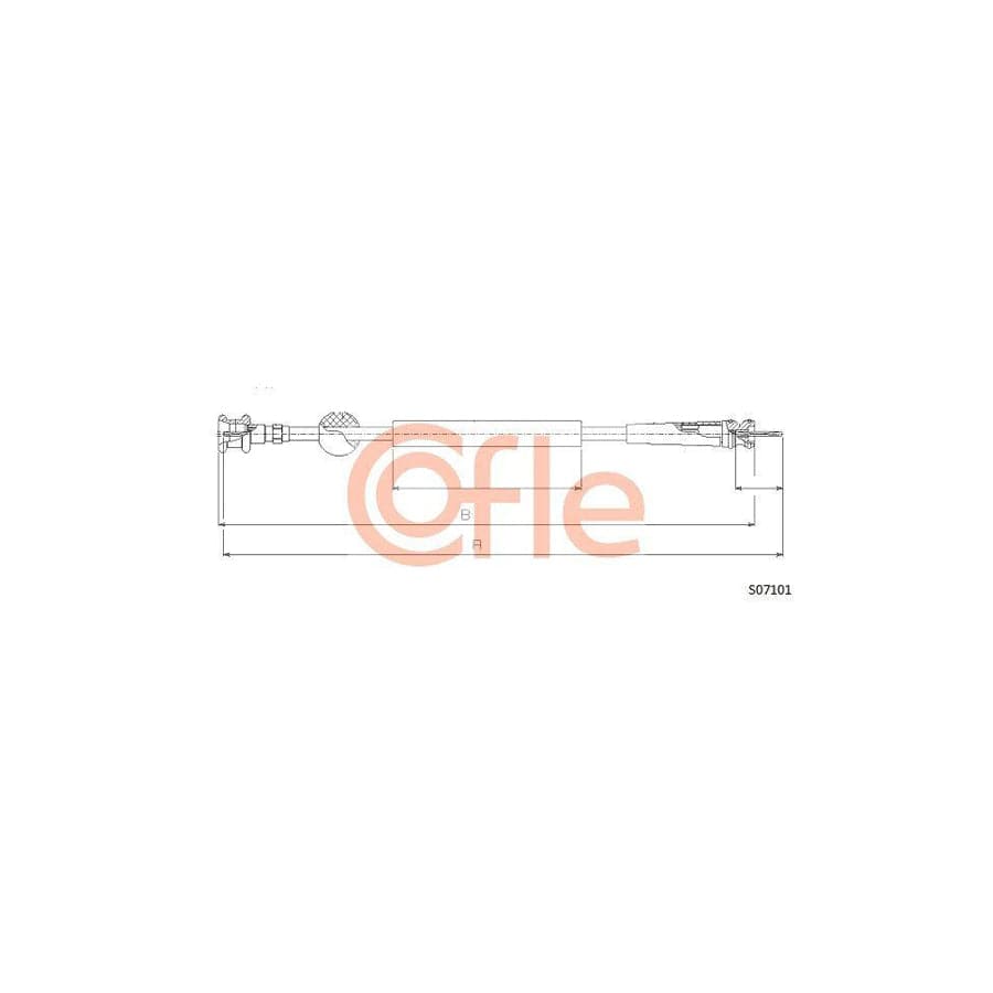 Cofle 92.S07101 Speedometer Cable