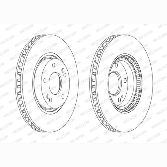 FERODO DDF1795C Brake Disc .