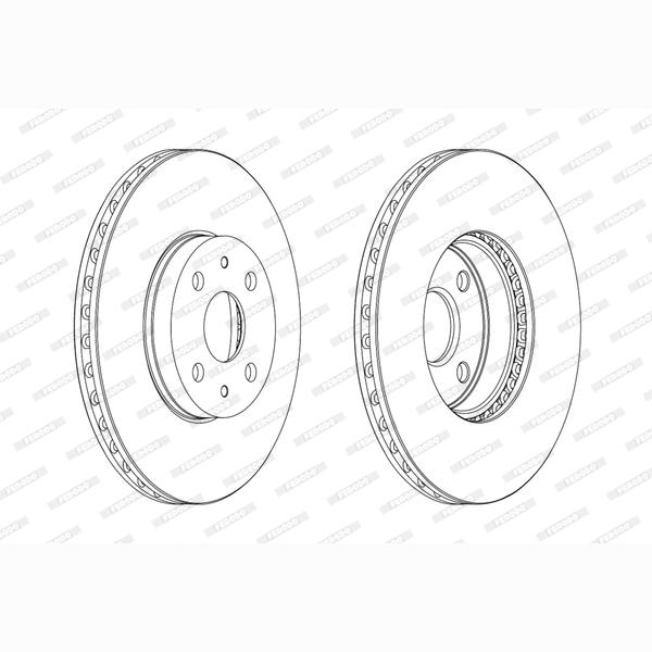 FERODO DDF1780C Brake Disc .