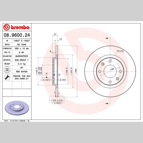 FEBI BILSTEIN FE107248 Disc Brake Caliper Repair Kit