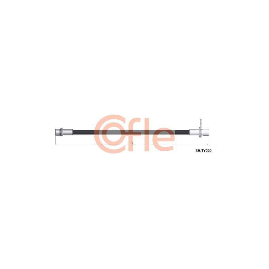 Cofle S07013 Speedometer Cable For Fiat Cinquecento (170)