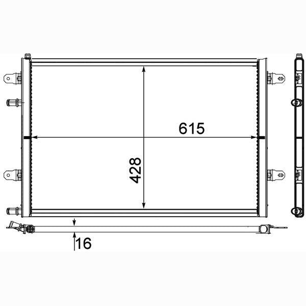 MAHLE CIR10000P Charge Air Cooler