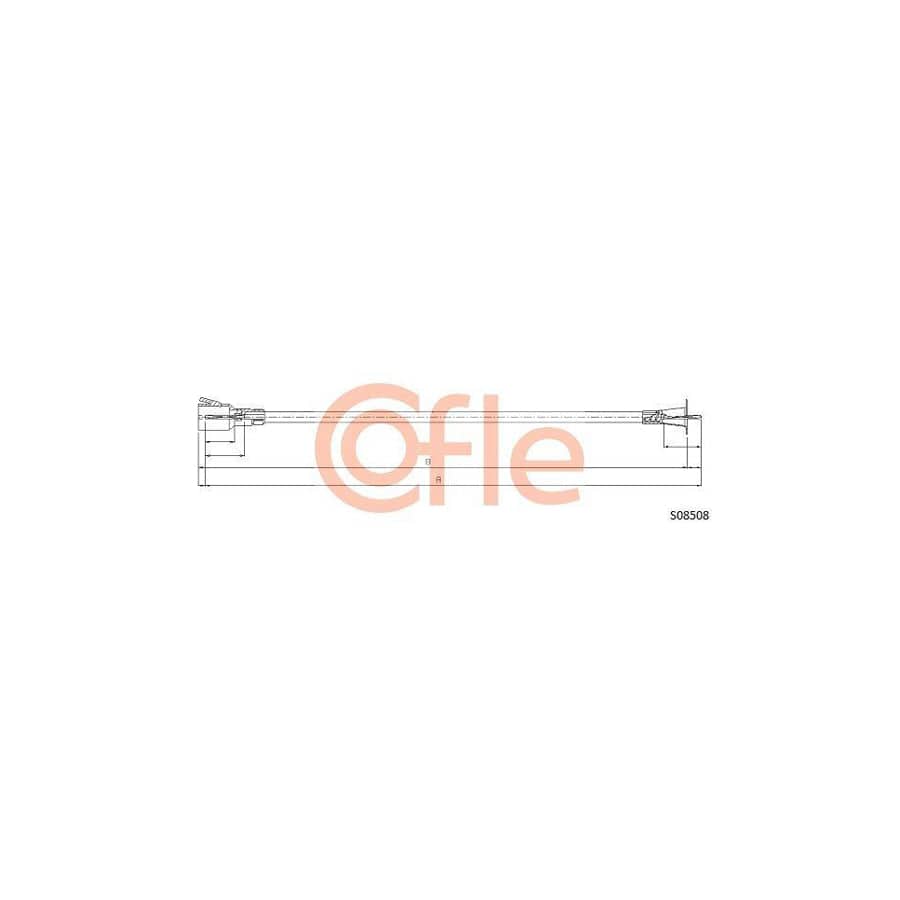 Cofle S08508 Speedometer Cable