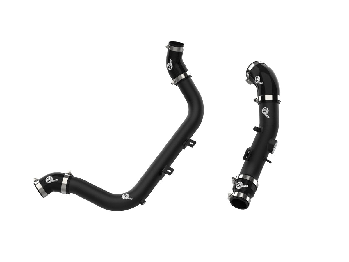 BladeRunner 2-1/4 IN & 2-1/2 IN Aluminum Hot and Cold Charge Pipe Kit Black | ML Performance Car Parts
