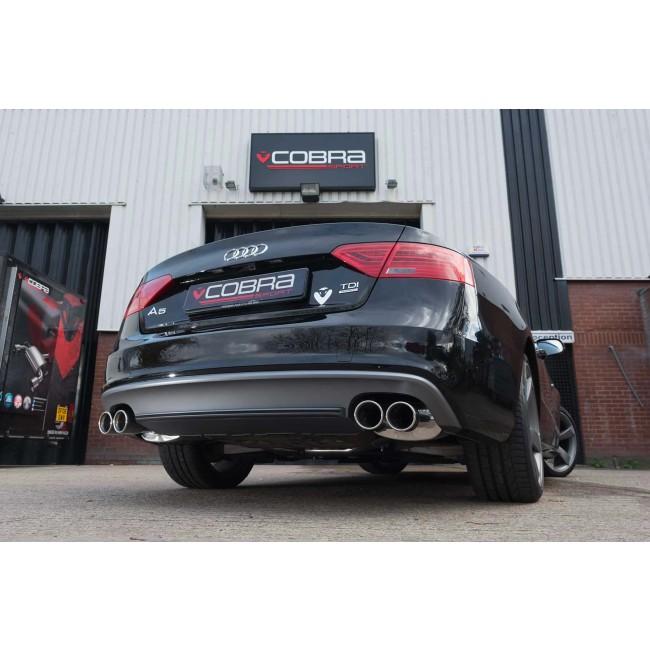 Cobra Exhaust Audi A5 2.0 TDI Coupe (S-Line) Dual Exit S5 Style Performance Exhaust Conversion