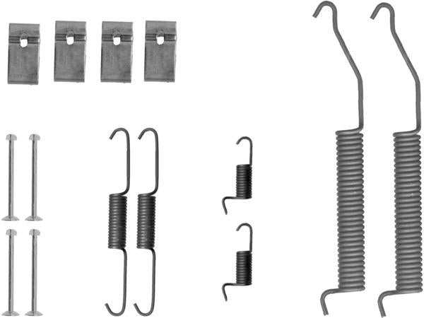 Mintex MBA812 Accessory Kit, brake shoes