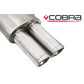 Cobra Exhaust Ford Fiesta (Mk7) ST 180/200 Turbo Back Performance Exhaust